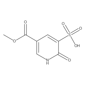 2-Hydroxy-5-(methoxycarbonyl)pyridine-3-sulfonic acid结构式