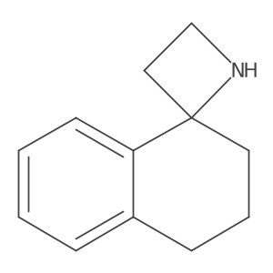 3',4'-dihydro-2'H-spiro[azetidine-2,1'-naphthalene]结构式