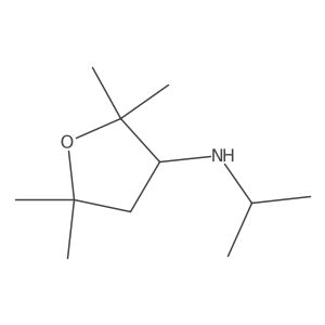 2,2,5,5-tetramethyl-N-(propan-2-yl)oxolan-3-amine Structure