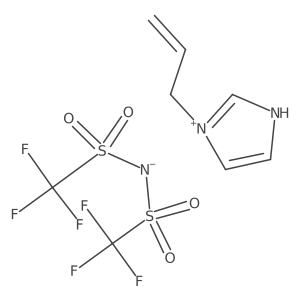 1-Allyl-3-H-imidazolium bis(trifluoromethanesulfonyl)imide Structure