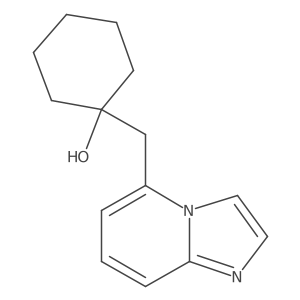 Cyclohexanol,1-(imidazo[1,2-a]pyridin-5-ylmethyl)-结构式