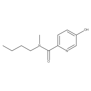 N-butyl-5-hydroxy-N-methylpyridine-2-carboxamide结构式