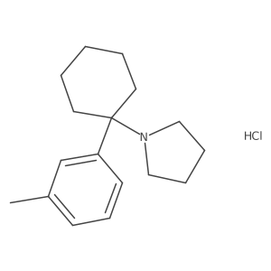 3-methyl Rolicyclidine (hydrochloride)结构式
