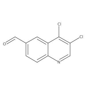 3,4-Dichloroquinoline-6-carbaldehyde Structure