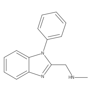 methyl[(1-phenyl-1H-1,3-benzodiazol-2-yl)methyl]amine Structure