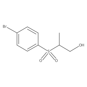 2-(4-Bromobenzenesulfonyl)propan-1-ol结构式