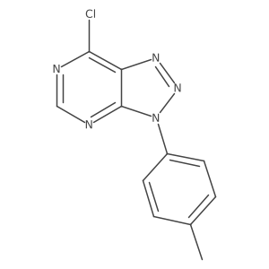 7-chloro-3-(4-methylphenyl)-3H-[1,2,3]triazolo[4,5-d]pyrimidine Structure
