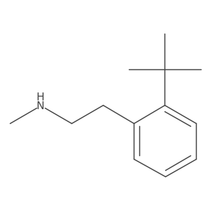 [2-(2-Tert-butylphenyl)ethyl](methyl)amine结构式