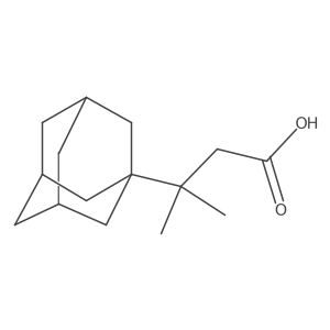 3-(Adamantan-1-yl)-3-methylbutanoic acid结构式