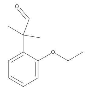 2-(2-Ethoxyphenyl)-2-methylpropanal Structure