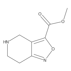 methyl 4H,5H,6H,7H-[1,2]oxazolo[4,3-c]pyridine-3-carboxylate Structure