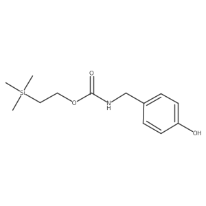 2-trimethylsilylethyl N-[(4-hydroxyphenyl)methyl]carbamate Structure