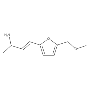 4-[5-(Methoxymethyl)furan-2-yl]but-3-en-2-amine结构式