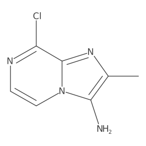 8-Chloro-2-methylimidazo[1,2-a]pyrazin-3-amine结构式