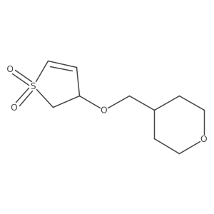 3-[(Oxan-4-yl)methoxy]-2,3-dihydro-1lambda6-thiophene-1,1-dione结构式