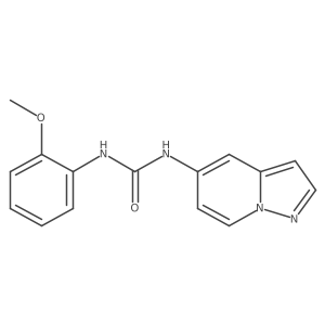 1-(2-Methoxyphenyl)-3-(pyrazolo[1,5-a]pyridin-5-yl)urea结构式