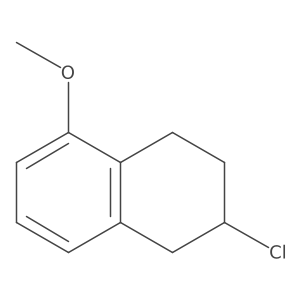2-Chloro-5-methoxy-1,2,3,4-tetrahydronaphthalene Structure