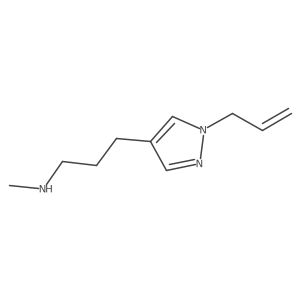methyl({3-[1-(prop-2-en-1-yl)-1H-pyrazol-4-yl]propyl})amine结构式