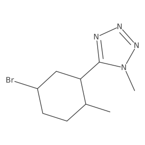 5-(5-bromo-2-methylcyclohexyl)-1-methyl-1H-1,2,3,4-tetrazole Structure