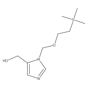 (1-((2-(Trimethylsilyl)ethoxy)methyl)-1H-imidazol-5-yl)methanol Structure