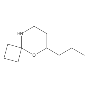6-Propyl-5-oxa-9-azaspiro[3.5]nonane结构式