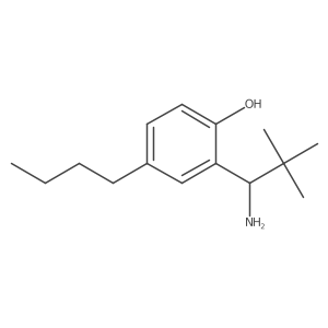2-(1-Amino-2,2-dimethylpropyl)-4-butylphenol Structure