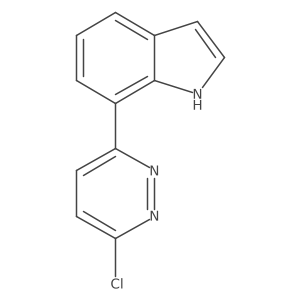 7-(6-chloropyridazin-3-yl)-1H-indole Structure
