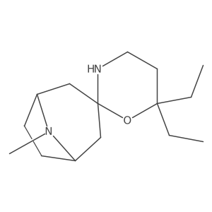 6',6'-Diethyl-8-methyl-8-azaspiro[bicyclo[3.2.1]octane-3,2'-[1,3]oxazinane]结构式