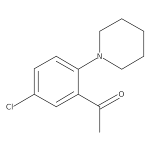 5'-Chloro-2'-(1-piperidyl)acetophenone Structure