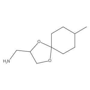 {8-Methyl-1,4-dioxaspiro[4.5]decan-2-yl}methanamine结构式