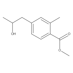 methyl 4-[(2S)-2-hydroxypropyl]-2-methylbenzoate结构式