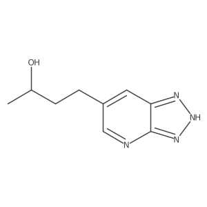 (2R)-4-{3H-[1,2,3]triazolo[4,5-b]pyridin-6-yl}butan-2-ol结构式