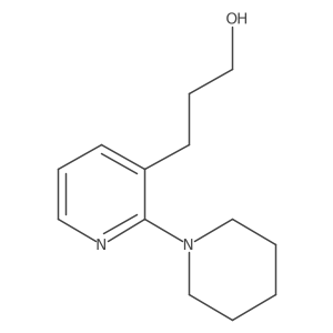 3-[2-(Piperidin-1-yl)pyridin-3-yl]propan-1-ol Structure