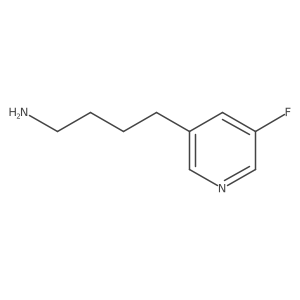 4-(5-Fluoropyridin-3-yl)butan-1-amine结构式