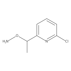 O-[1-(6-chloropyridin-2-yl)ethyl]hydroxylamine Structure