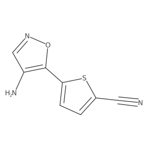 5-(4-Amino-1,2-oxazol-5-yl)thiophene-2-carbonitrile Structure
