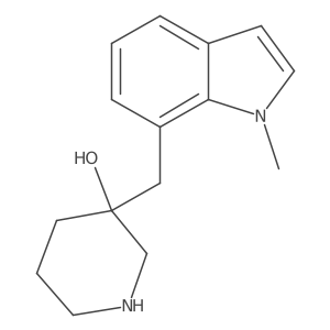 3-[(1-methyl-1H-indol-7-yl)methyl]piperidin-3-ol Structure