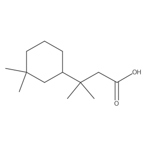 3-(3,3-Dimethylcyclohexyl)-3-methylbutanoic acid结构式