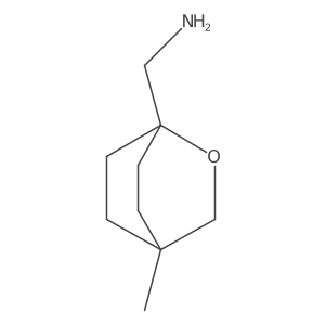 (4-Methyl-2-oxabicyclo[2.2.2]octan-1-yl)methanamine结构式