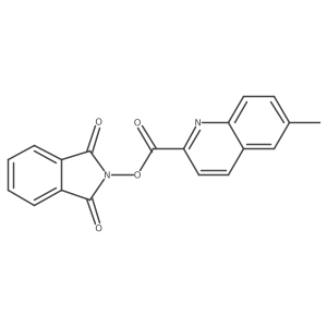 1,3-dioxo-2,3-dihydro-1H-isoindol-2-yl 6-methylquinoline-2-carboxylate Structure