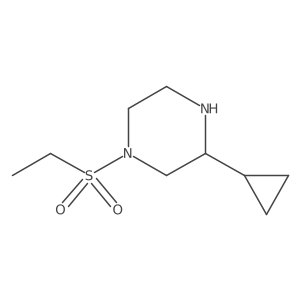 3-Cyclopropyl-1-(ethylsulfonyl)piperazine结构式