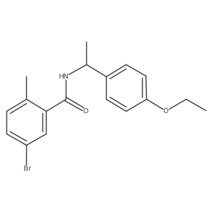 5-Bromo-N-[1-(4-ethoxyphenyl)ethyl]-2-methylbenzamide Structure