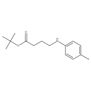 Tert-butyl 4-[(4-iodophenyl)amino]butanoate Structure