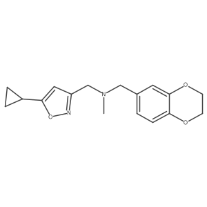 [(5-Cyclopropyl-1,2-oxazol-3-yl)methyl][(2,3-dihydro-1,4-benzodioxin-6-yl)methyl]methylamine Structure