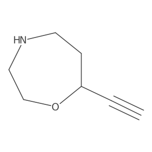 7-Ethynyl-1,4-oxazepane结构式