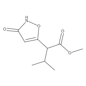 Methyl (R)-3-methyl-2-(3-oxo-2,3-dihydroisoxazol-5-yl)butanoate Structure