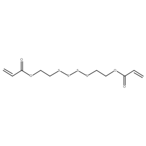 2-Propenoic acid, tetrathiodi-2,1-ethanediyl ester Structure