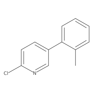 2-Chloro-5-(2-methylphenyl)pyridine结构式