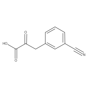 3-(3-Cyanophenyl)-2-oxopropanoic acid结构式