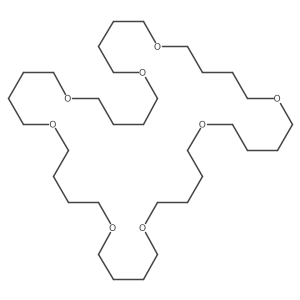 1,6,11,16,21,26,31,36-Octaoxacyclotetracontane Structure